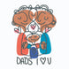 Dads I <3 U Card