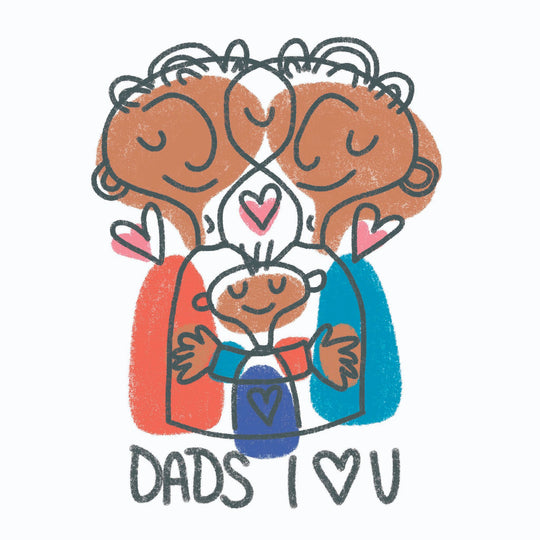 Dads I <3 U Card