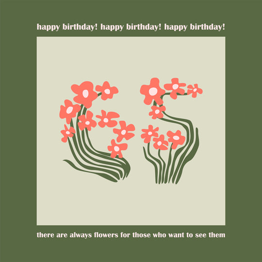 Flowers For Those Who Wants To See Them Happy 65th Birthday