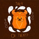 Trick Or Treat Cute Pumpkin Happy Halloween