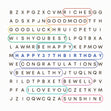 Colorful Word Game Happy 37th Birthday