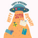 Party Spaceship Happy 32nd Birthday