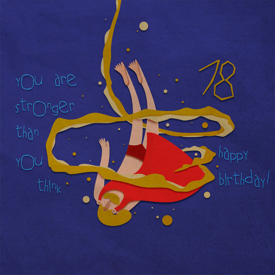 Man In A Red Cape Happy 18th Birthday