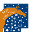 Merry Christmas Horse And Stars