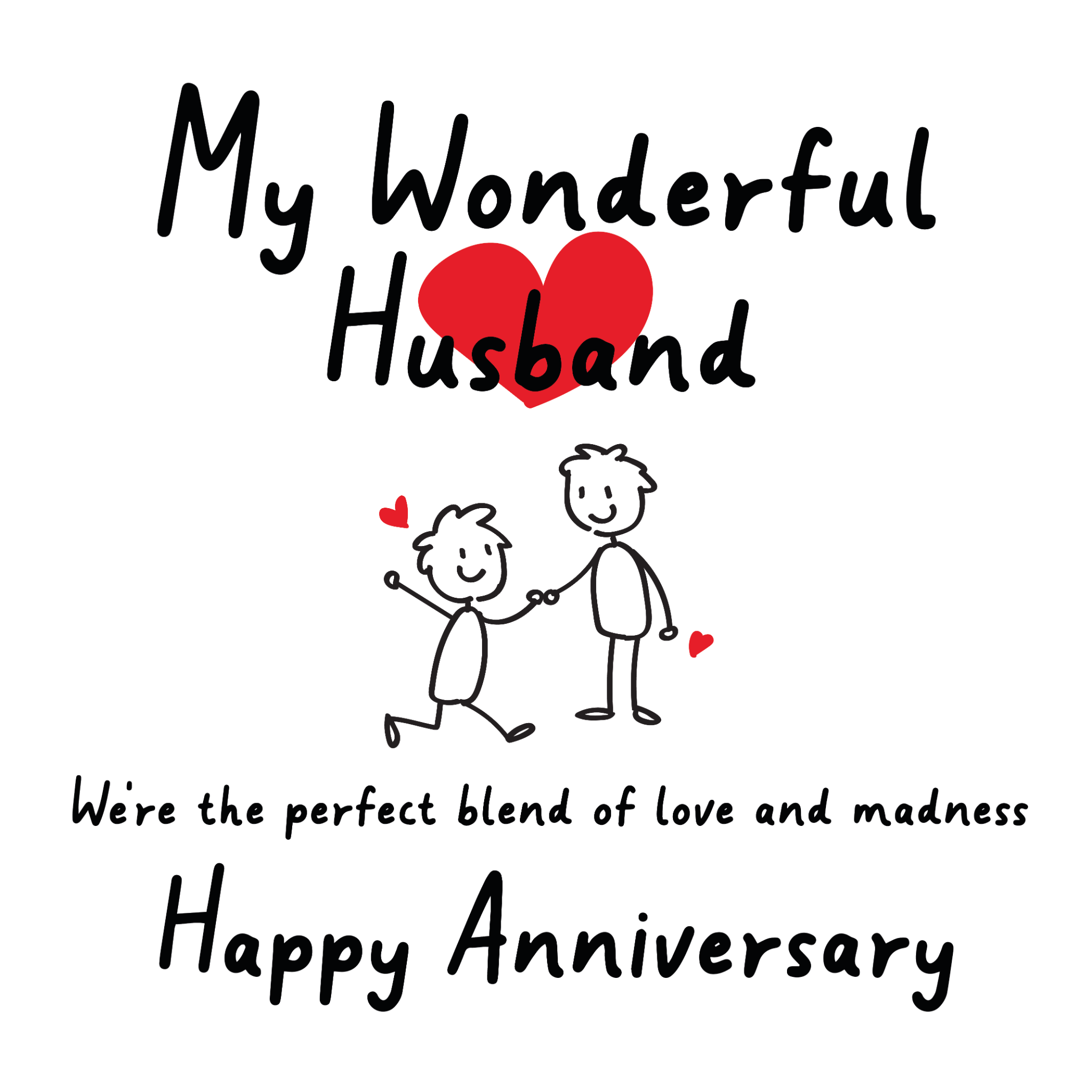 Husbands Anniversary Card – Boomf