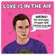 Love Is In The Air The Big Bang Theory Valentine's Day Card
