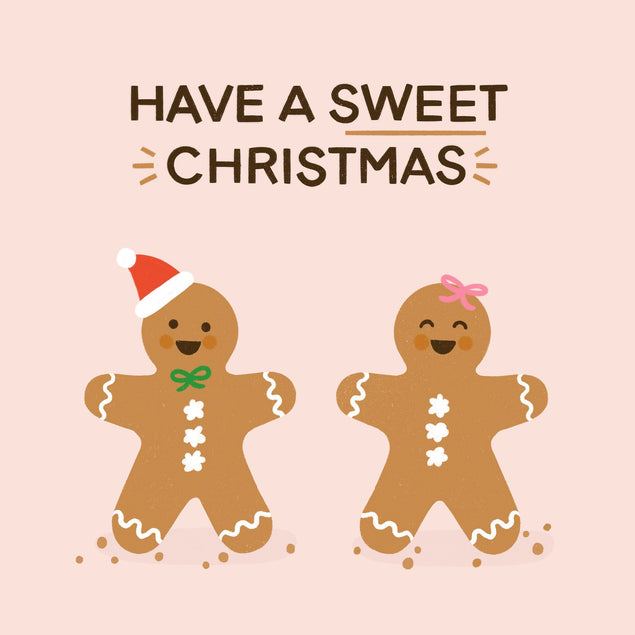 Have A Sweet Gingerbread Christmas Card Boomf