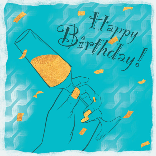 Birthday Wine Card