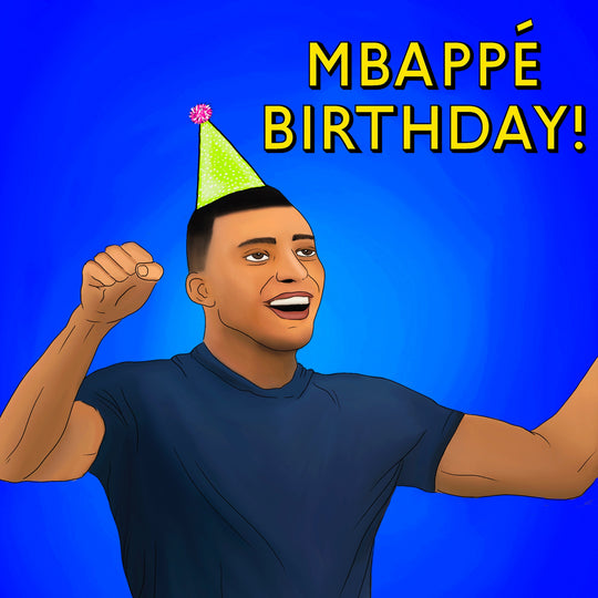 Mbappe Birthday Card