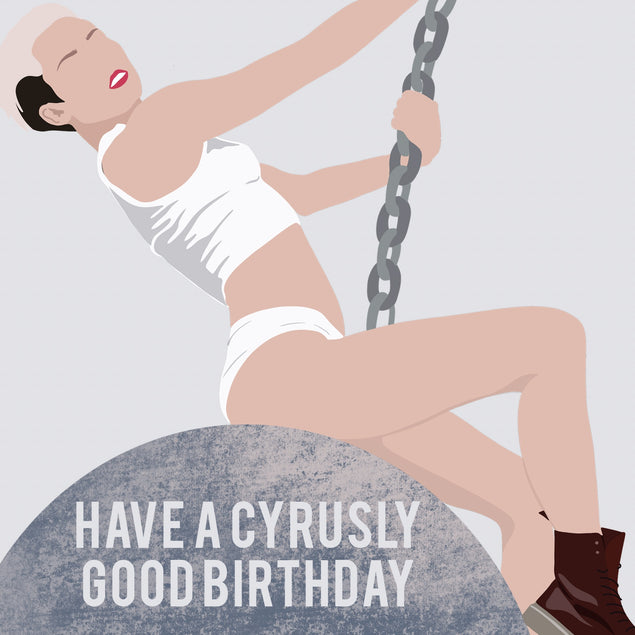 Miley Cyrus birthday card - 1