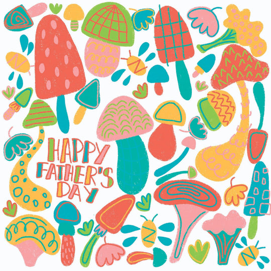 Mushrooms Father's Day Card