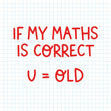 u = old - 1