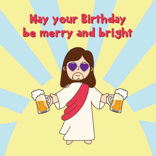 Have A Merry And Bright Birthday Card