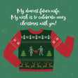 Merry Christmas My Dearest Future Wife Lovely Sweater Card Season_Christmas Seo_For Fiancee