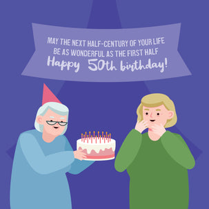 Dear Daughter Happy 50th Birthday Card Milestone Age_50th Birthday Recipient_For Daughter Occasion_Birthday