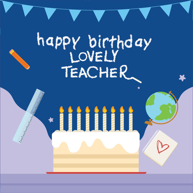 Lovely Teacher Happy Birthday Card | Boomf