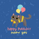 Murr-Meow Happy Purrday Card