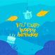 Holy Carp Happy Birthday Card
