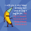 Party Banana Happy Birthday Card Recipient_For Him Occasion_Birthday Style_Funny
