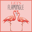 Let's Flamingle Flamingo Couple Valentine's Day Card Season_Valentine’s Day Seo_Flamingo