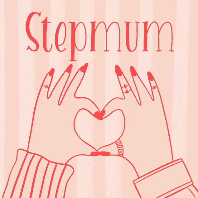 Stepmum Love Bomb 3D Cube Card