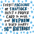 Nephew 16th Birthday Cards - 1