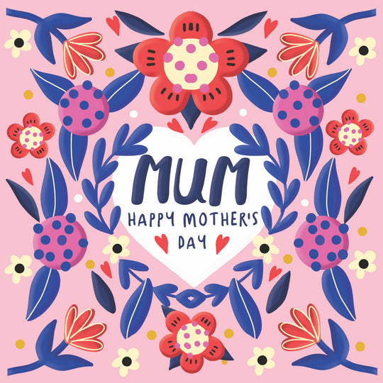Mum Floral Mother's Day Card