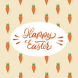 Tiny Carrots Easter Card