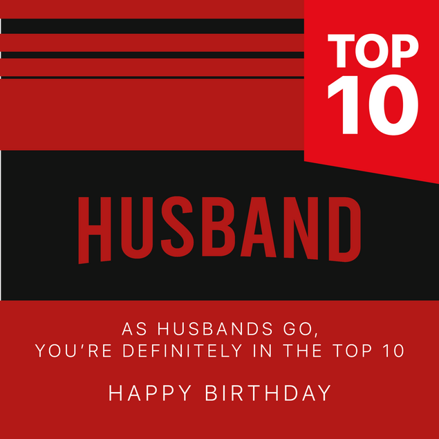 Top 10 Husband Birthday - 1