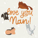 Love You Nan Cats Card