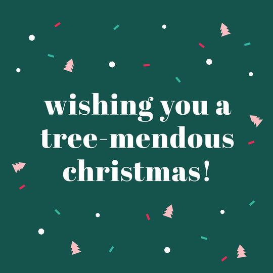 Tree-mendous Christmas Card
