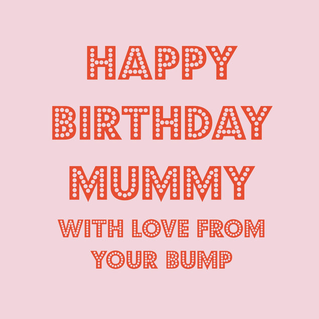 Love From Bump Card