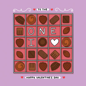 To The One I Love Box Of Chocolates Valentine's Day Card Season_Valentine's Day Seo_One I Love