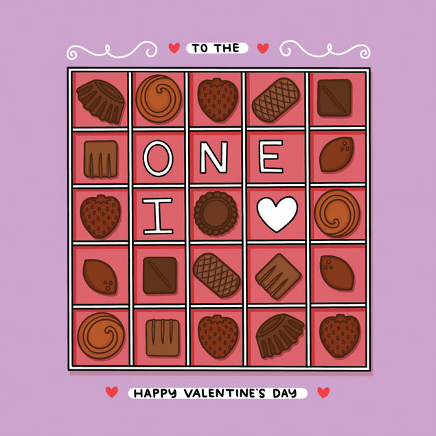 To The One I Love Box Of Chocolates Valentine's Day Card Season_Valentine's Day Seo_One I Love