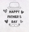 Father's Day Moustache Doodle Card