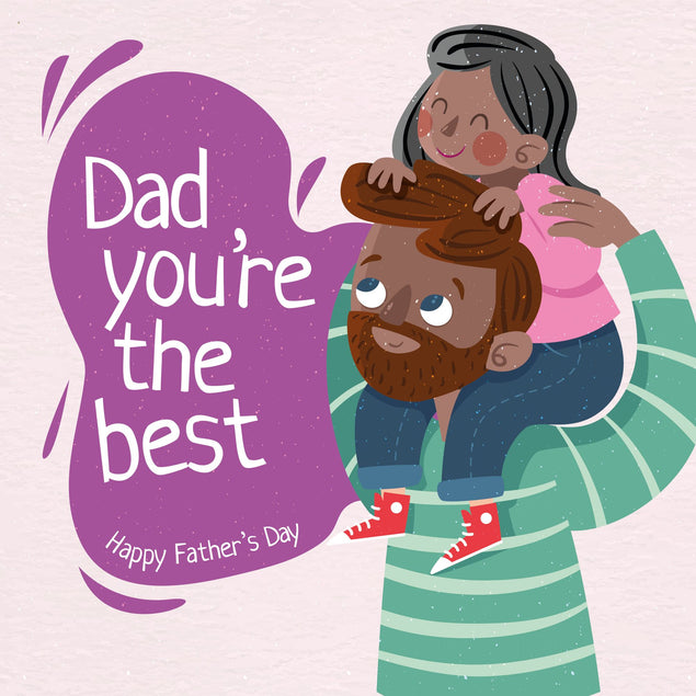 Dad You're The Best 2 Card