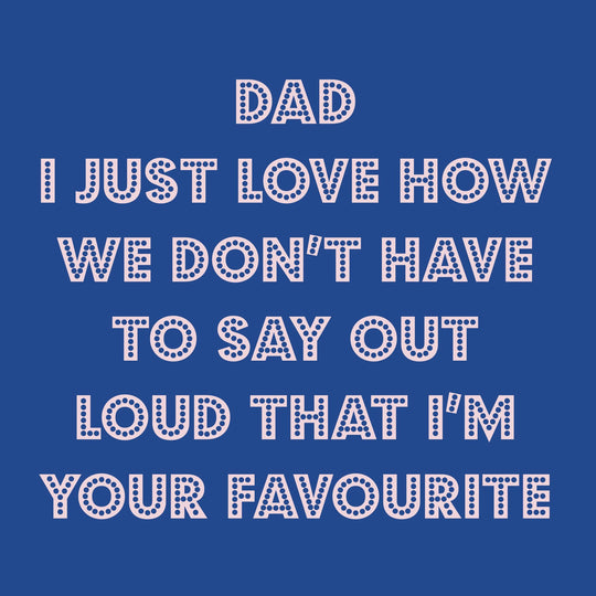 I'm Your Favourite - Blue Card