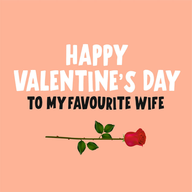 Happy Valentine's Day To My Wife Bomb 3D Cube Card