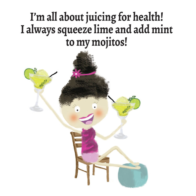 Juicing for health Card