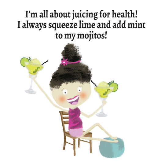 Juicing for health Card