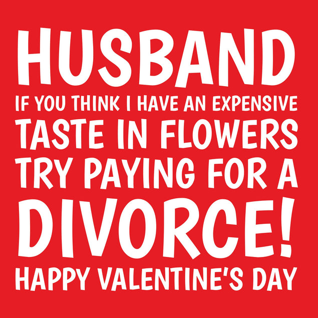 Expensive Taste In Flowers Card