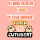 Colin vs Cuthbert Card