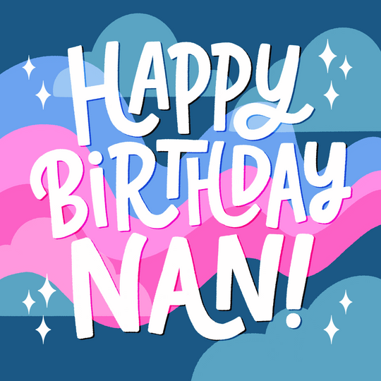 Happy Birthday Nan Card