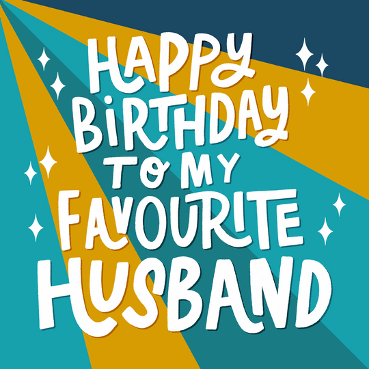 Happy Birthday Husband Card