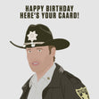 walking dead birthday card - 1
