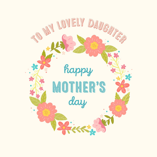 To My Lovely Daughter Bomb 3D Cube Card