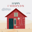Happy Father's Day Red Shed Card