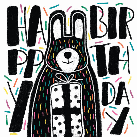 Rabbit Birthday Card