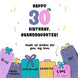 Happy 30th Birthday Granddaughter Loads Of Wishes