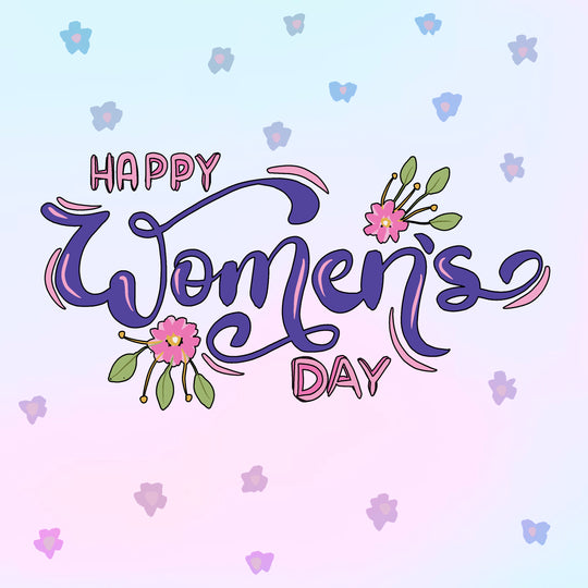 Happy Women?s Day Pink Flowers Card
